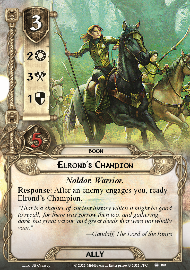 Elrond's Champion